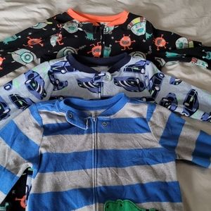 3 Footies - footed pajamas